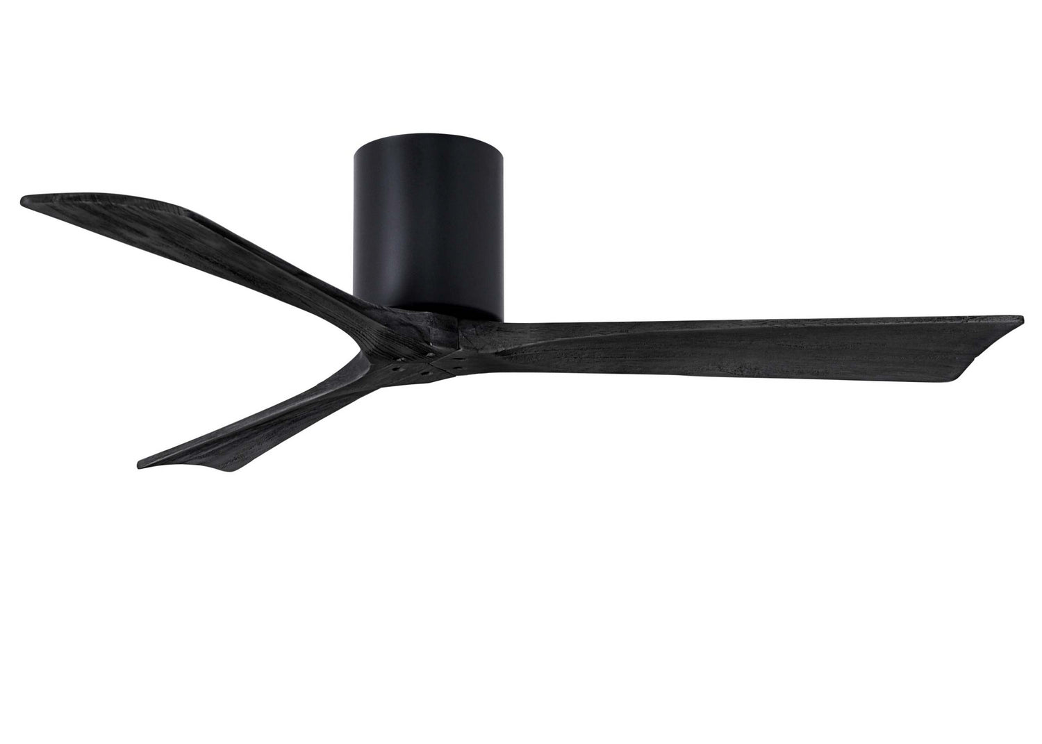 Matthews Fan Company - IR3H-BK-BK-52 - 52"Ceiling Fan - Irene-3H - Matte Black
