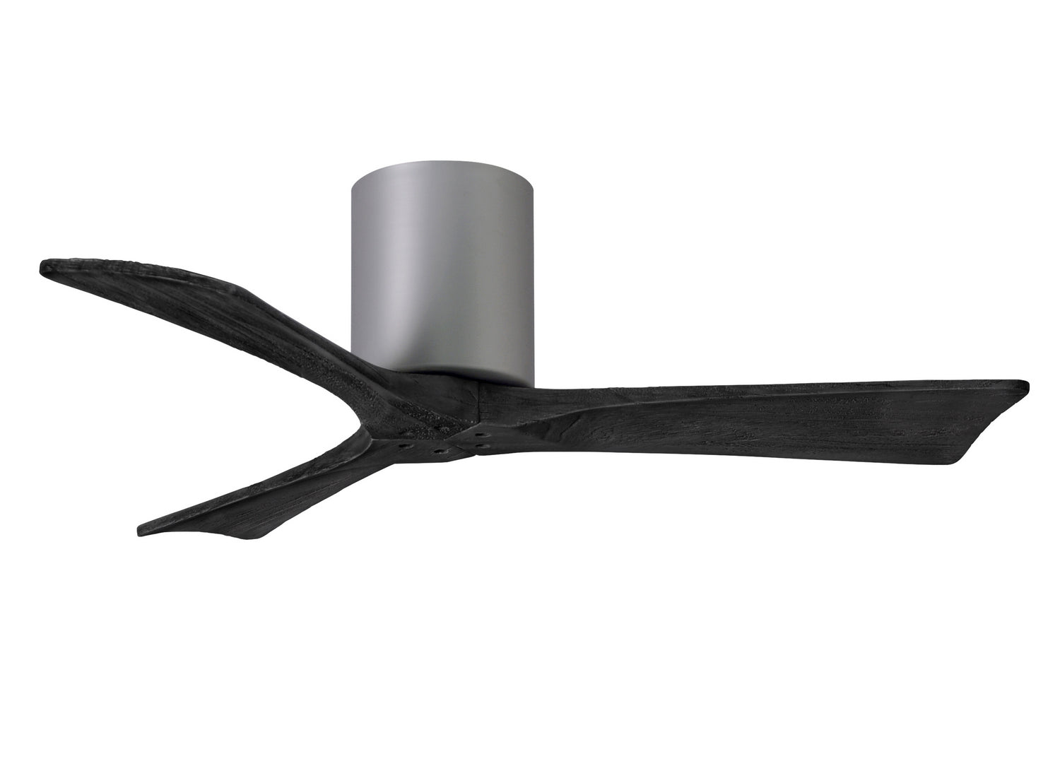 Matthews Fan Company - IR3H-BN-BK-42 - 42"Ceiling Fan - Irene-3H - Brushed Nickel