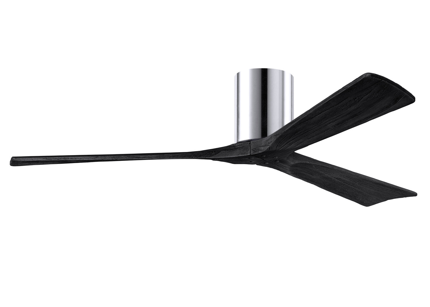 Matthews Fan Company - IR3H-CR-BK-60 - 60"Ceiling Fan - Irene-3H - Polished Chrome