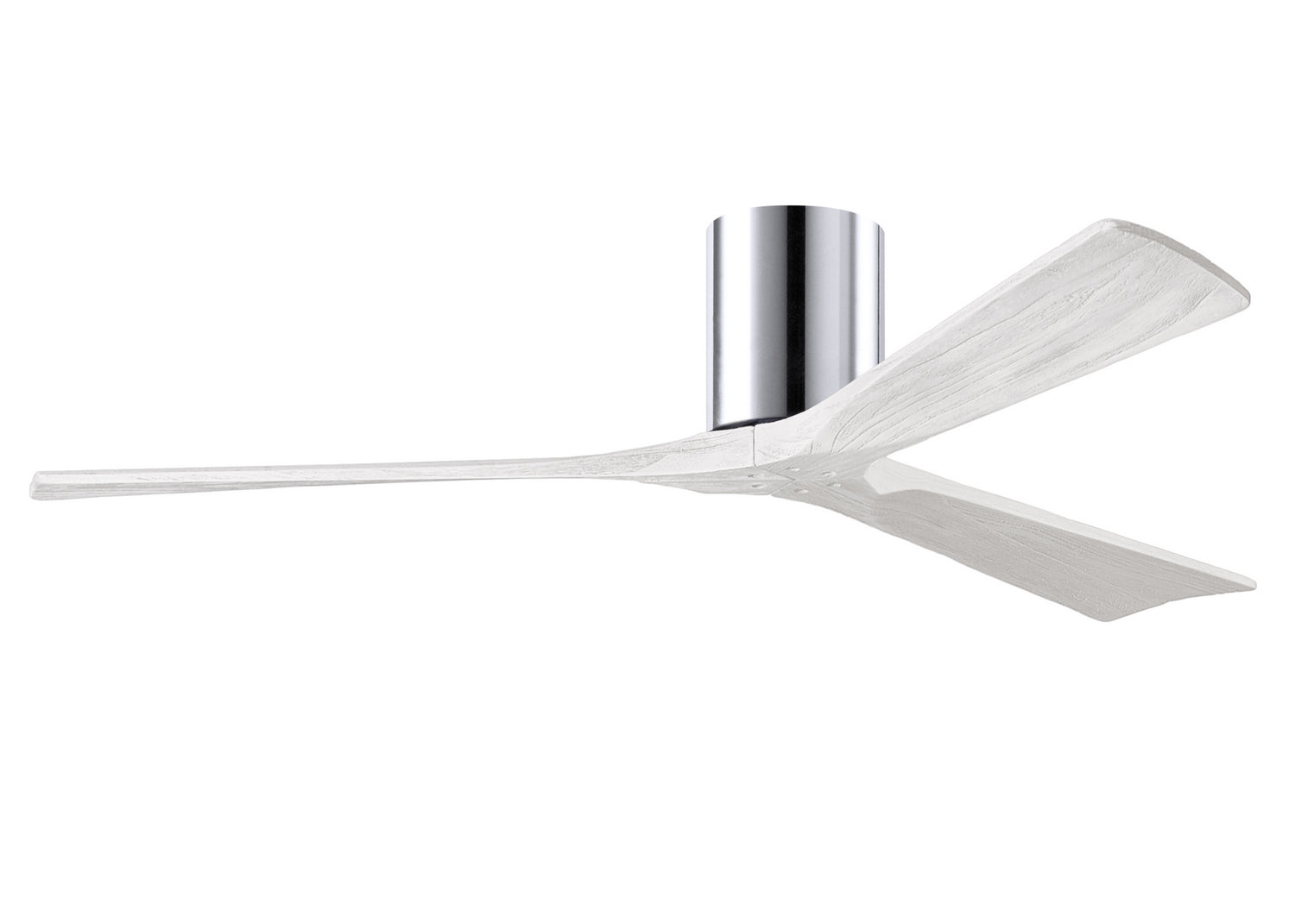 Matthews Fan Company - IR3H-CR-MWH-60 - 60"Ceiling Fan - Irene-3H - Polished Chrome