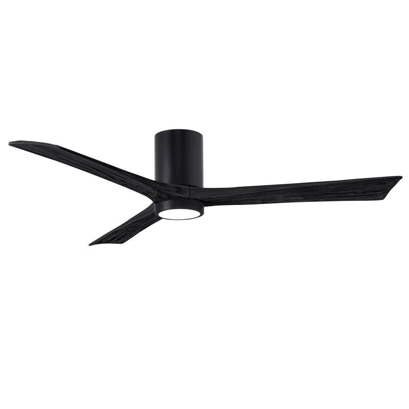 Matthews Fan Company - IR3HLK-BK-BK-60 - 60"Ceiling Fan - Irene-3HLK - Matte Black