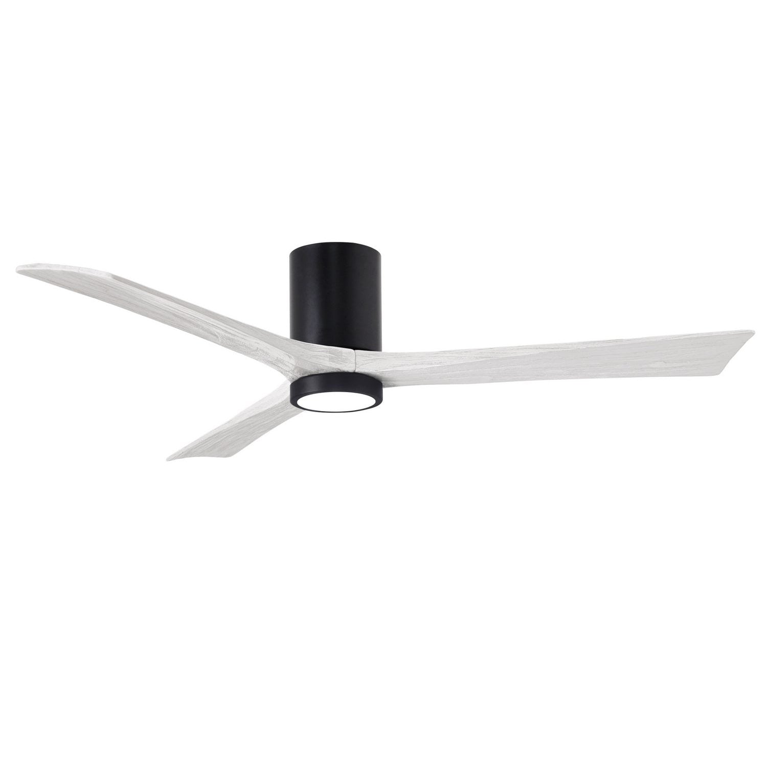 Matthews Fan Company - IR3HLK-BK-MWH-60 - 60"Ceiling Fan - Irene-3HLK - Matte Black
