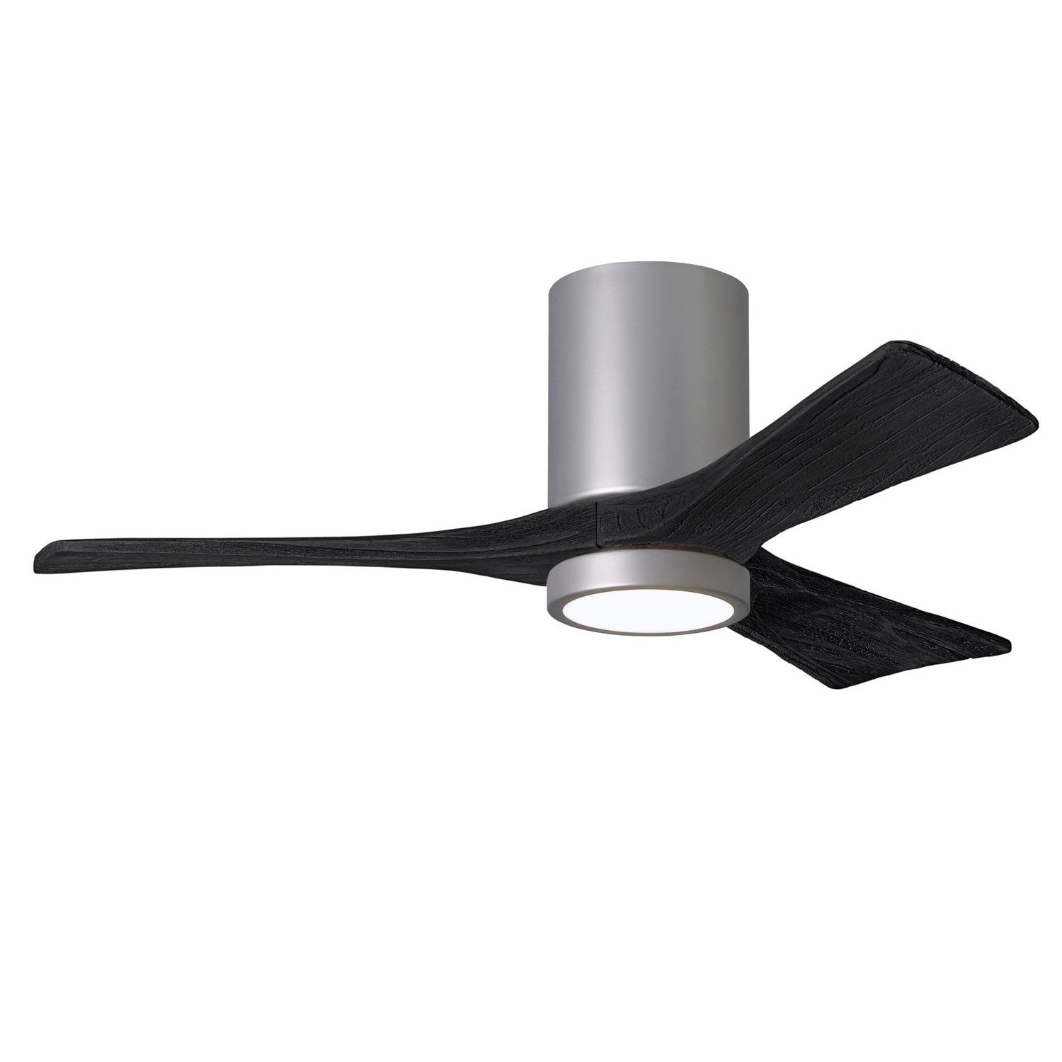 Matthews Fan Company - IR3HLK-BN-BK-42 - 42"Ceiling Fan - Irene-3HLK - Brushed Nickel