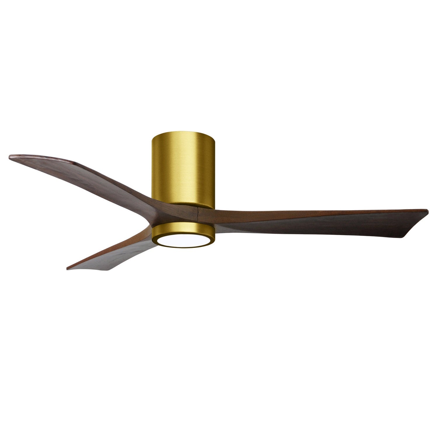 Matthews Fan Company - IR3HLK-BRBR-WA-52 - 52"Ceiling Fan - Irene-3HLK - Brushed Brass