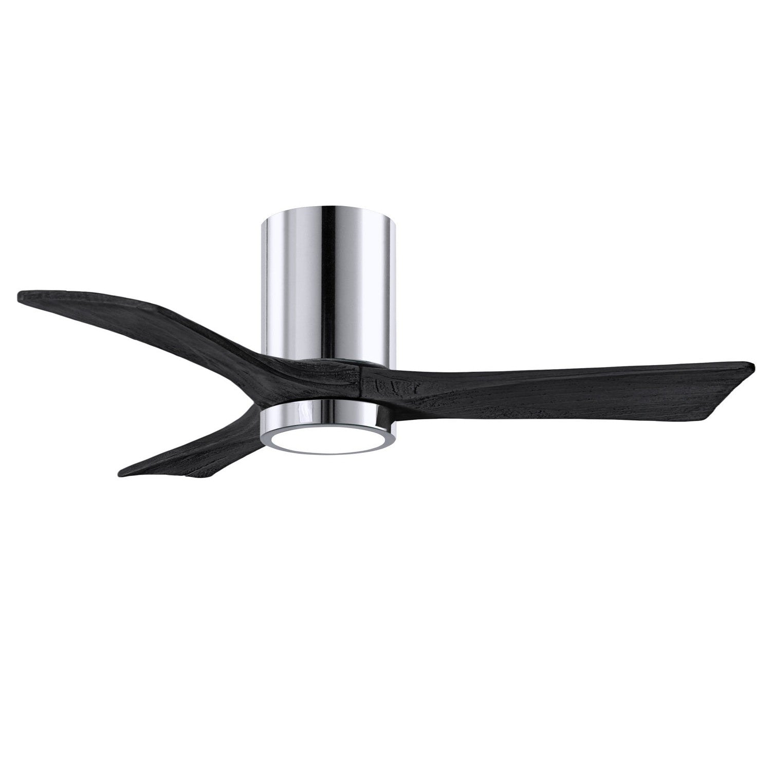 Matthews Fan Company - IR3HLK-CR-BK-42 - 42"Ceiling Fan - Irene-3HLK - Polished Chrome