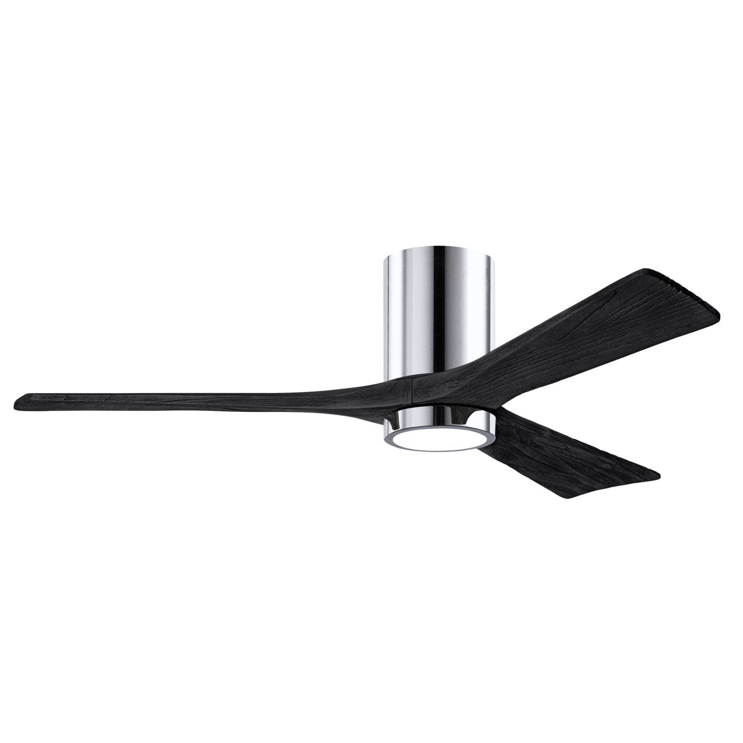 Matthews Fan Company - IR3HLK-CR-BK-52 - 52"Ceiling Fan - Irene-3HLK - Polished Chrome