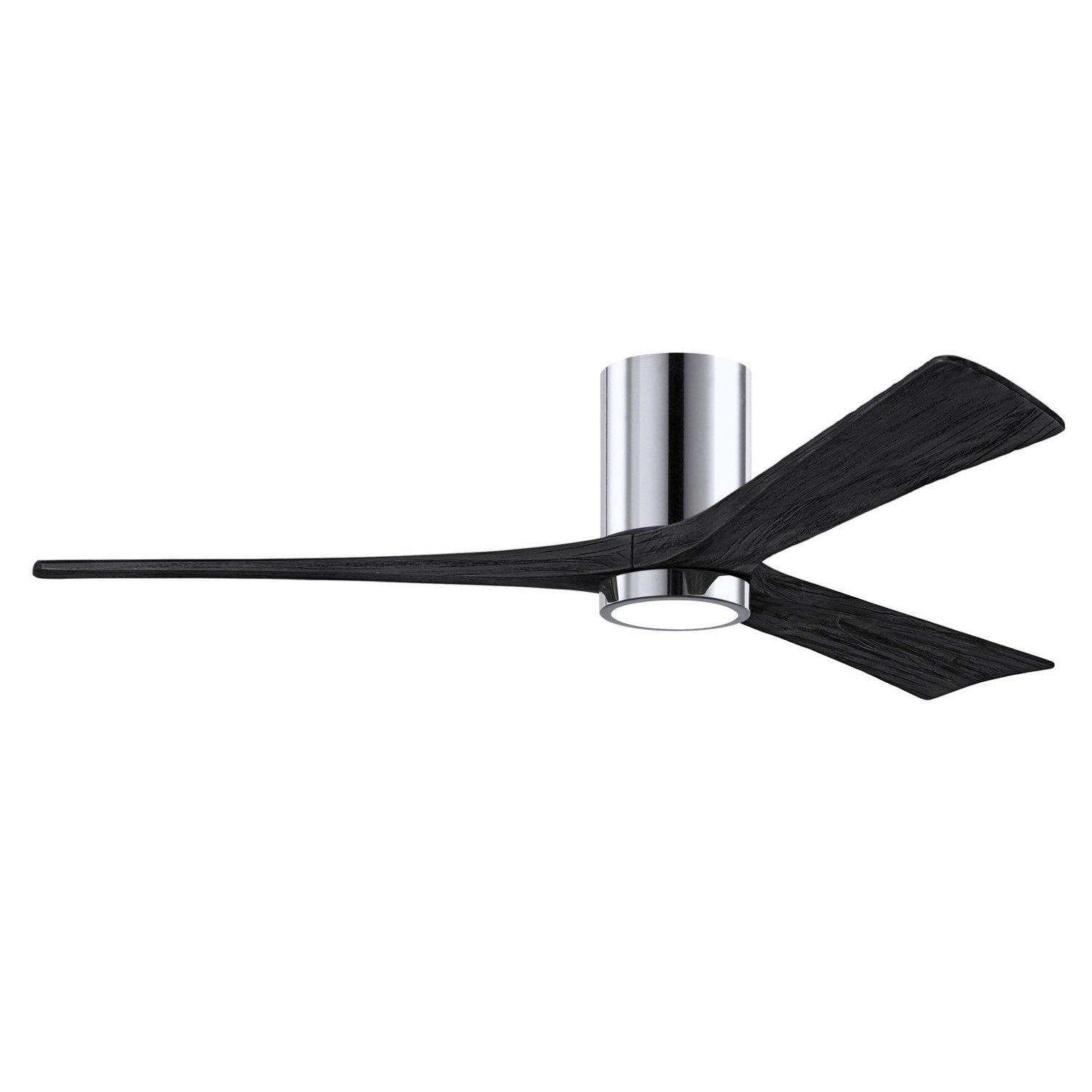 Matthews Fan Company - IR3HLK-CR-BK-60 - 60"Ceiling Fan - Irene-3HLK - Polished Chrome