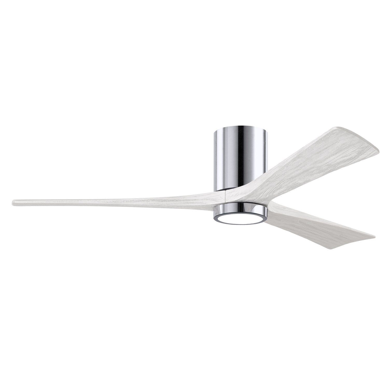 Matthews Fan Company - IR3HLK-CR-MWH-60 - 60"Ceiling Fan - Irene-3HLK - Polished Chrome