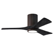 Matthews Fan Company - IR3HLK-TB-BK-42 - 42"Ceiling Fan - Irene-3HLK - Textured Bronze