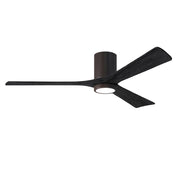 Matthews Fan Company - IR3HLK-TB-BK-60 - 60"Ceiling Fan - Irene-3HLK - Textured Bronze