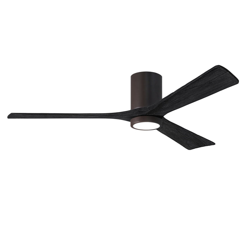Matthews Fan Company - IR3HLK-TB-BK-60 - 60"Ceiling Fan - Irene-3HLK - Textured Bronze