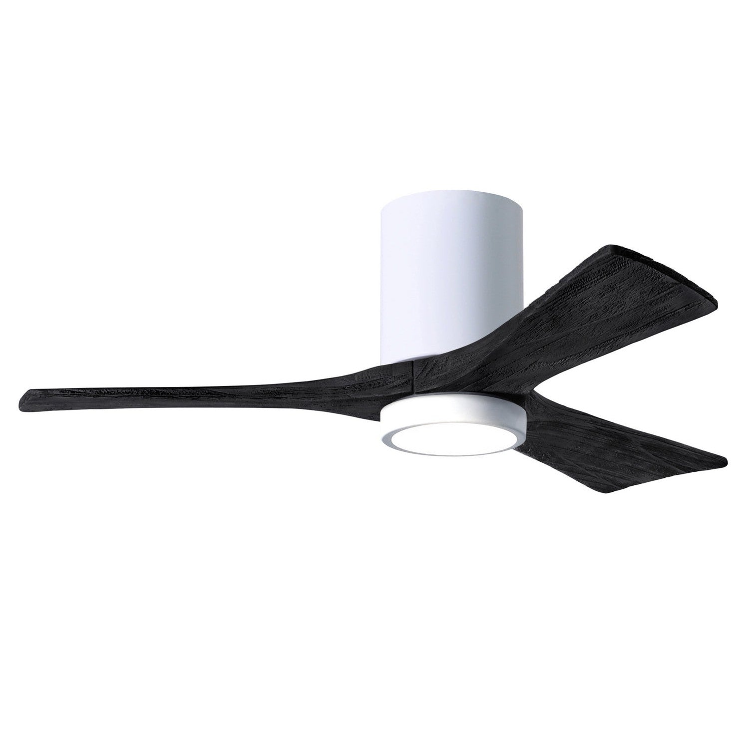 Matthews Fan Company - IR3HLK-WH-BK-42 - 42"Ceiling Fan - Irene-3HLK - Gloss White