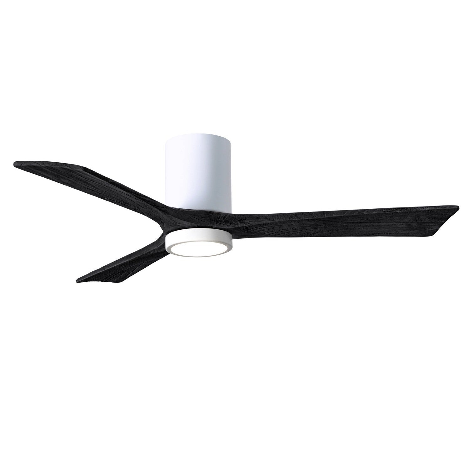 Matthews Fan Company - IR3HLK-WH-BK-52 - 52"Ceiling Fan - Irene-3HLK - Gloss White