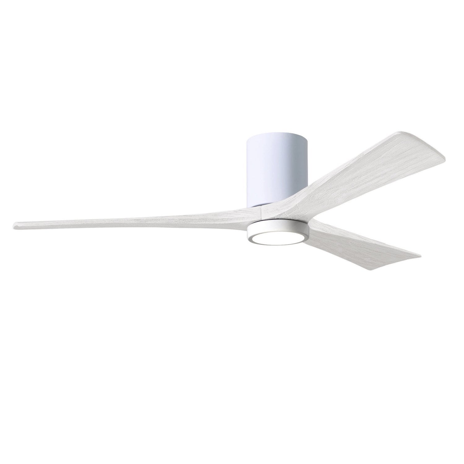 Matthews Fan Company - IR3HLK-WH-MWH-60 - 60"Ceiling Fan - Irene-3HLK - Gloss White