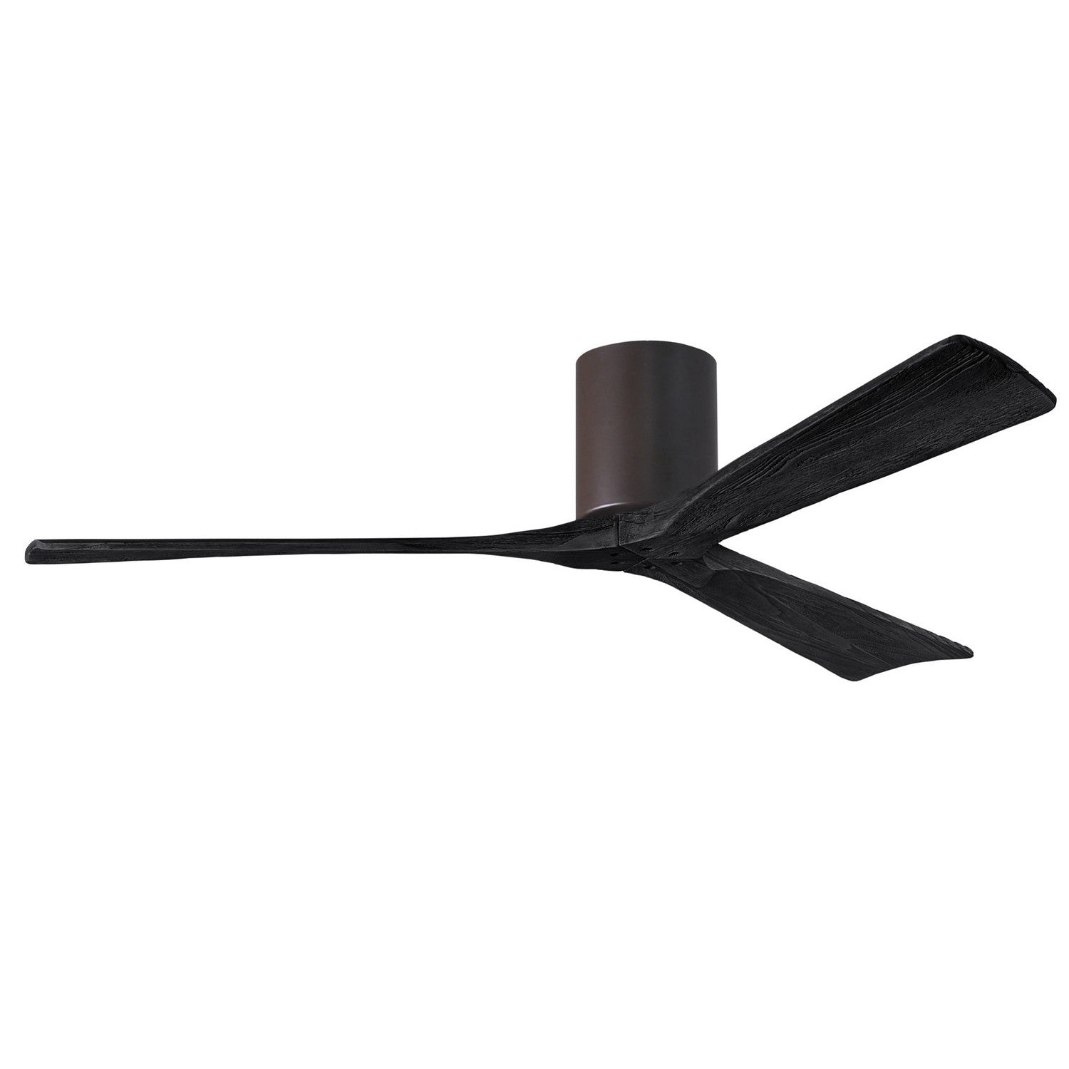 Matthews Fan Company - IR3H-TB-BK-60 - 60"Ceiling Fan - Irene-3H - Textured Bronze