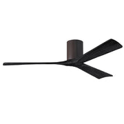 Matthews Fan Company - IR3H-TB-BK-60 - 60"Ceiling Fan - Irene-3H - Textured Bronze
