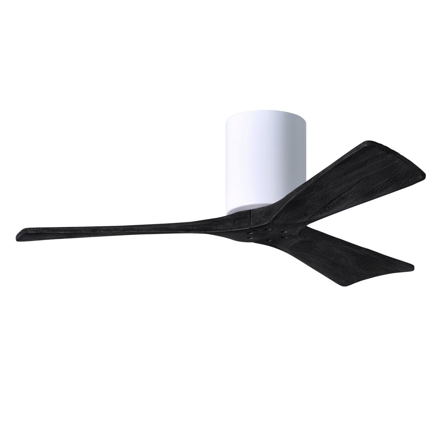 Matthews Fan Company - IR3H-WH-BK-42 - 42"Ceiling Fan - Irene-3H - Gloss White