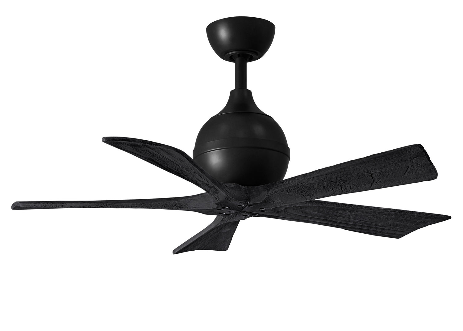Matthews Fan Company - IR5-BK-BK-42 - 42"Ceiling Fan - Irene-5 - Matte Black