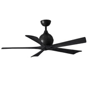 Matthews Fan Company - IR5-BK-BK-52 - 52"Ceiling Fan - Irene-5 - Matte Black