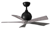 Matthews Fan Company - IR5-BK-BW-42 - 42"Ceiling Fan - Irene-5 - Matte Black