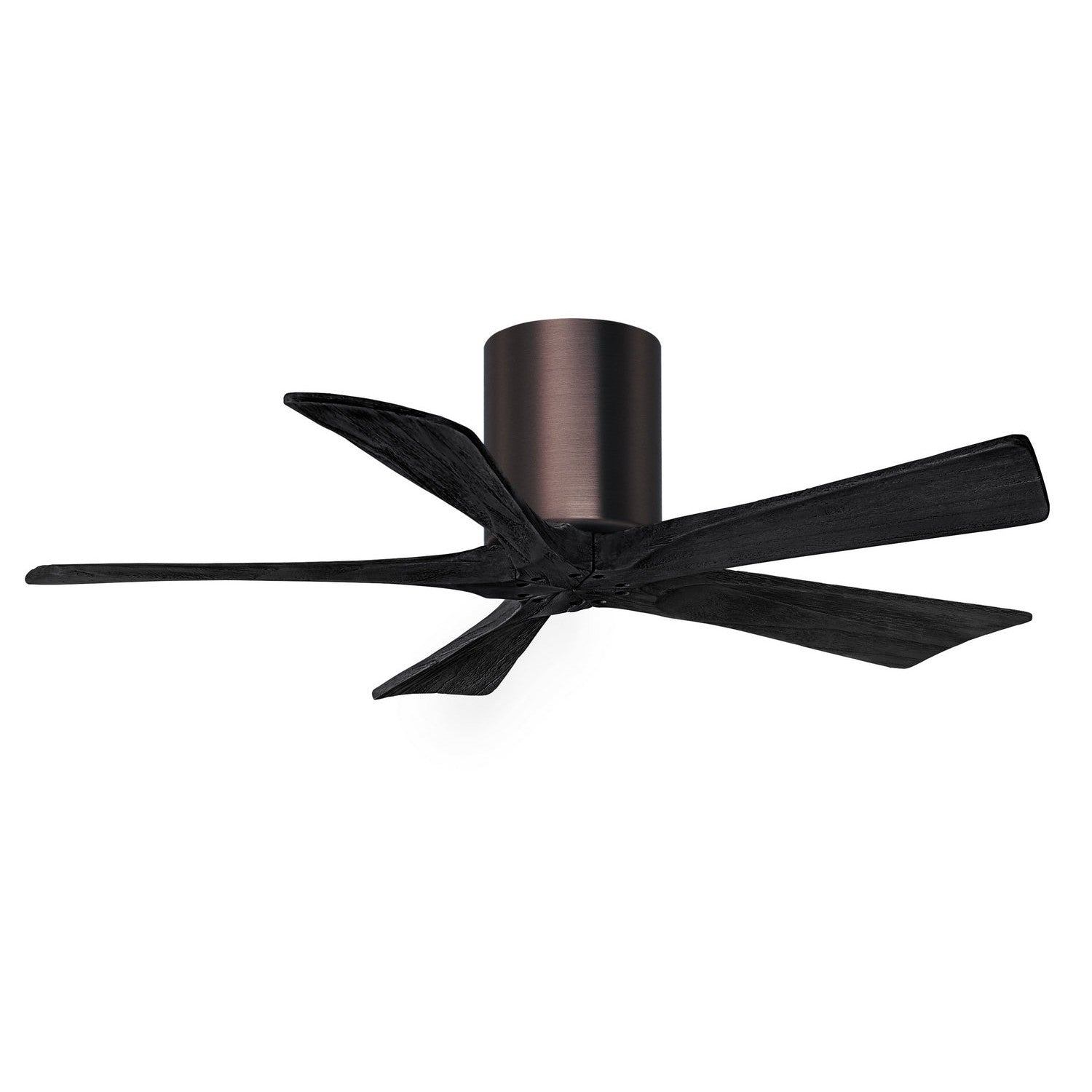 Matthews Fan Company - IR5H-BB-BK-42 - 42"Ceiling Fan - Irene-5H - Brushed Bronze