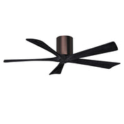 Matthews Fan Company - IR5H-BB-BK-52 - 52"Ceiling Fan - Irene-5H - Brushed Bronze