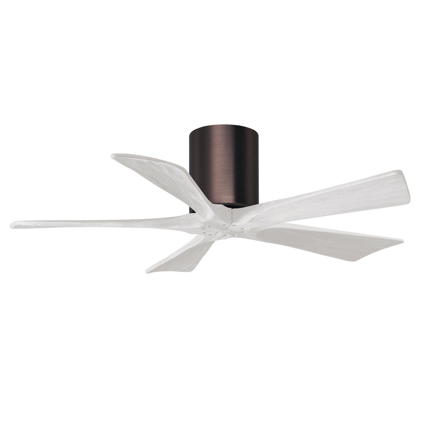 Matthews Fan Company - IR5H-BB-MWH-42 - 42"Ceiling Fan - Irene-5H - Brushed Bronze