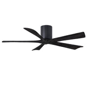 Matthews Fan Company - IR5H-BK-BK-52 - 52"Ceiling Fan - Irene-5H - Matte Black