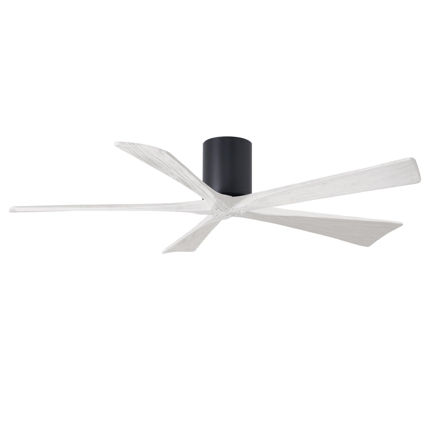 Matthews Fan Company - IR5H-BK-MWH-60 - 60"Ceiling Fan - Irene-5H - Matte Black
