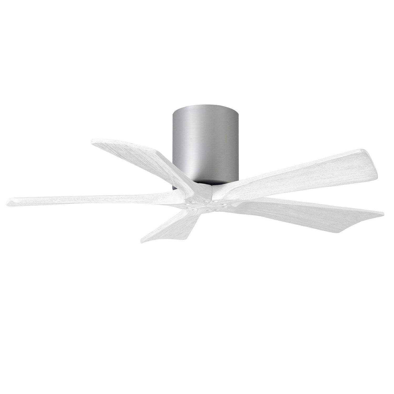 Matthews Fan Company - IR5H-BN-MWH-42 - 42"Ceiling Fan - Irene-5H - Brushed Nickel