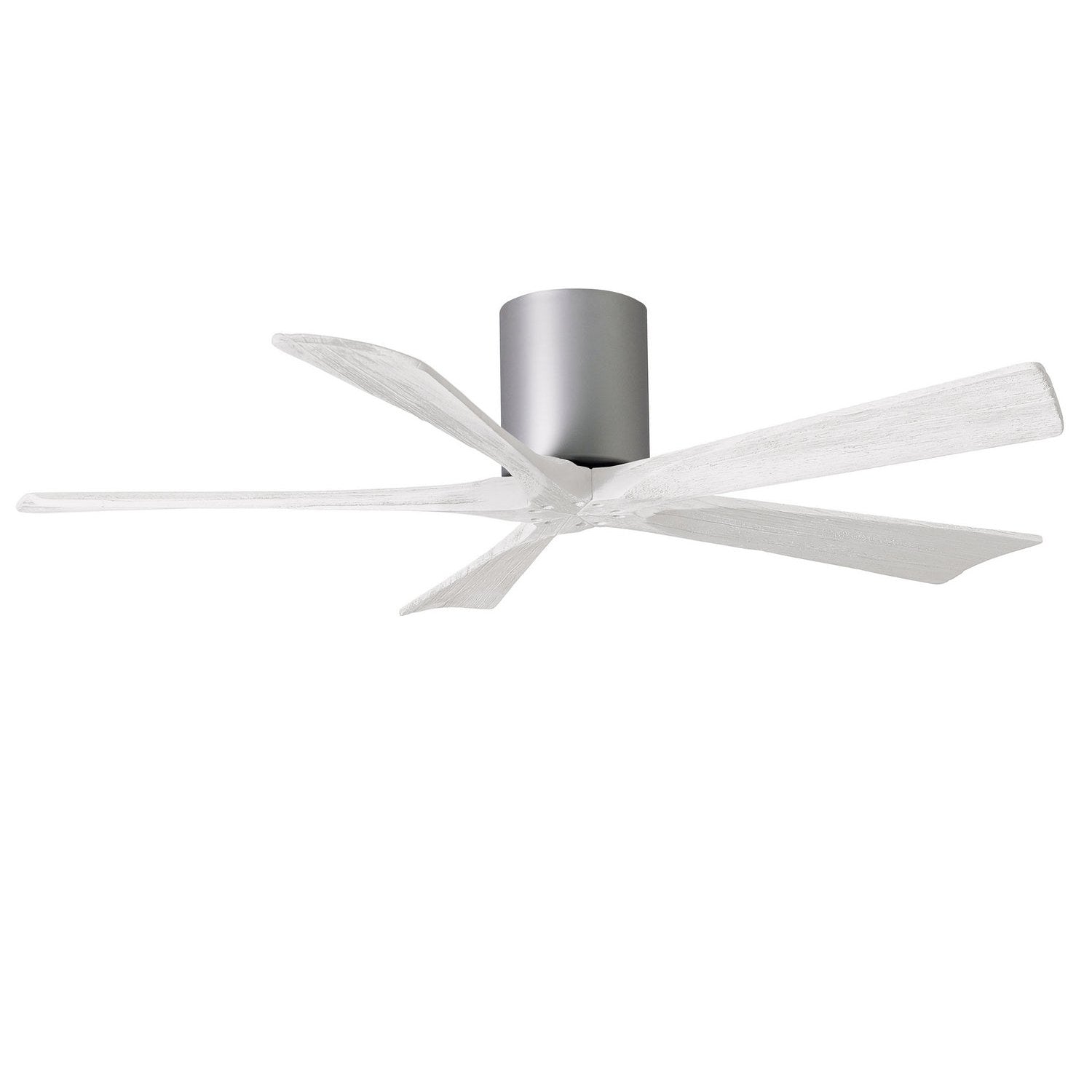 Matthews Fan Company - IR5H-BN-MWH-52 - 52"Ceiling Fan - Irene-5H - Brushed Nickel