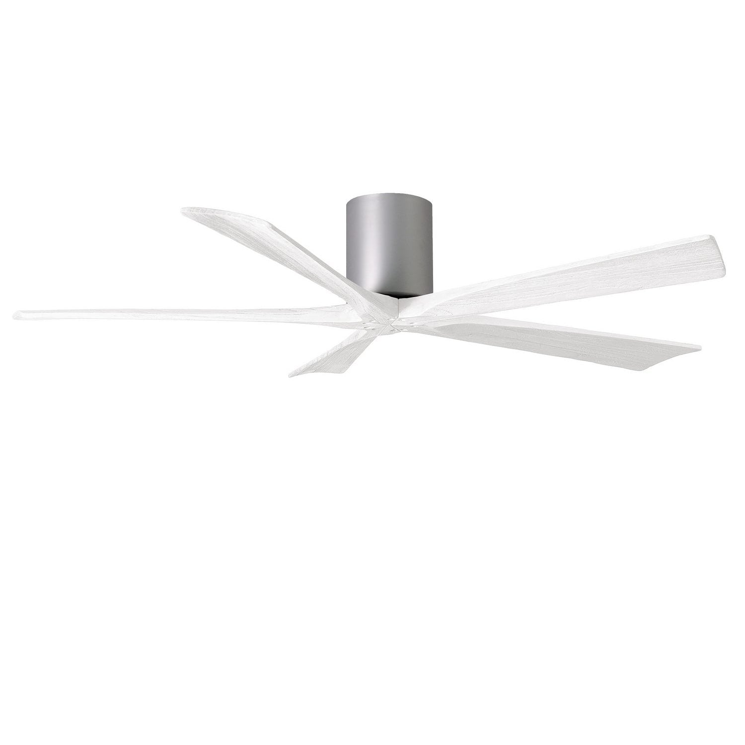 Matthews Fan Company - IR5H-BN-MWH-60 - 60"Ceiling Fan - Irene-5H - Brushed Nickel