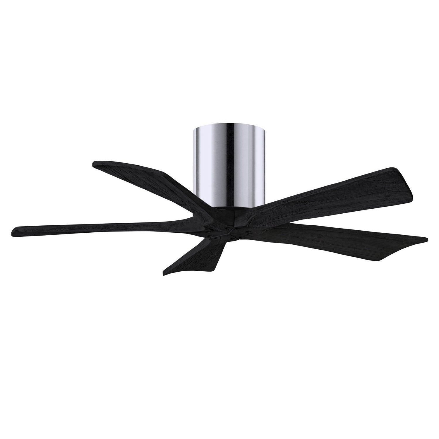 Matthews Fan Company - IR5H-CR-BK-42 - 42"Ceiling Fan - Irene-5H - Polished Chrome