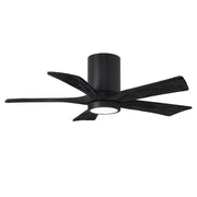 Matthews Fan Company - IR5HLK-BK-BK-42 - 42"Ceiling Fan - Irene-5HLK - Matte Black