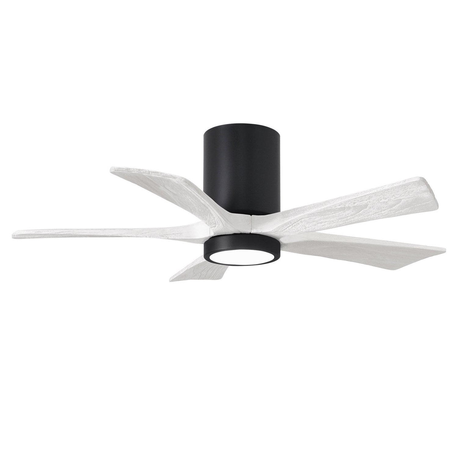 Matthews Fan Company - IR5HLK-BK-MWH-42 - 42"Ceiling Fan - Irene-5HLK - Matte Black