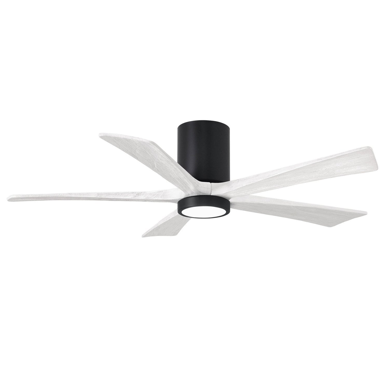 Matthews Fan Company - IR5HLK-BK-MWH-52 - 52"Ceiling Fan - Irene-5HLK - Matte Black