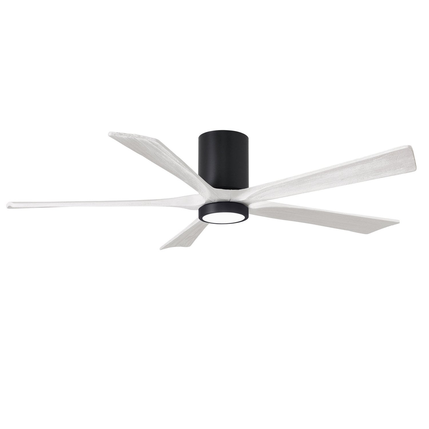 Matthews Fan Company - IR5HLK-BK-MWH-60 - 60"Ceiling Fan - Irene-5HLK - Matte Black
