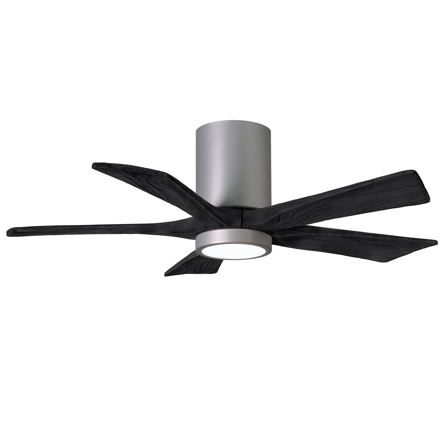 Matthews Fan Company - IR5HLK-BN-BK-42 - 42"Ceiling Fan - Irene-5HLK - Brushed Nickel