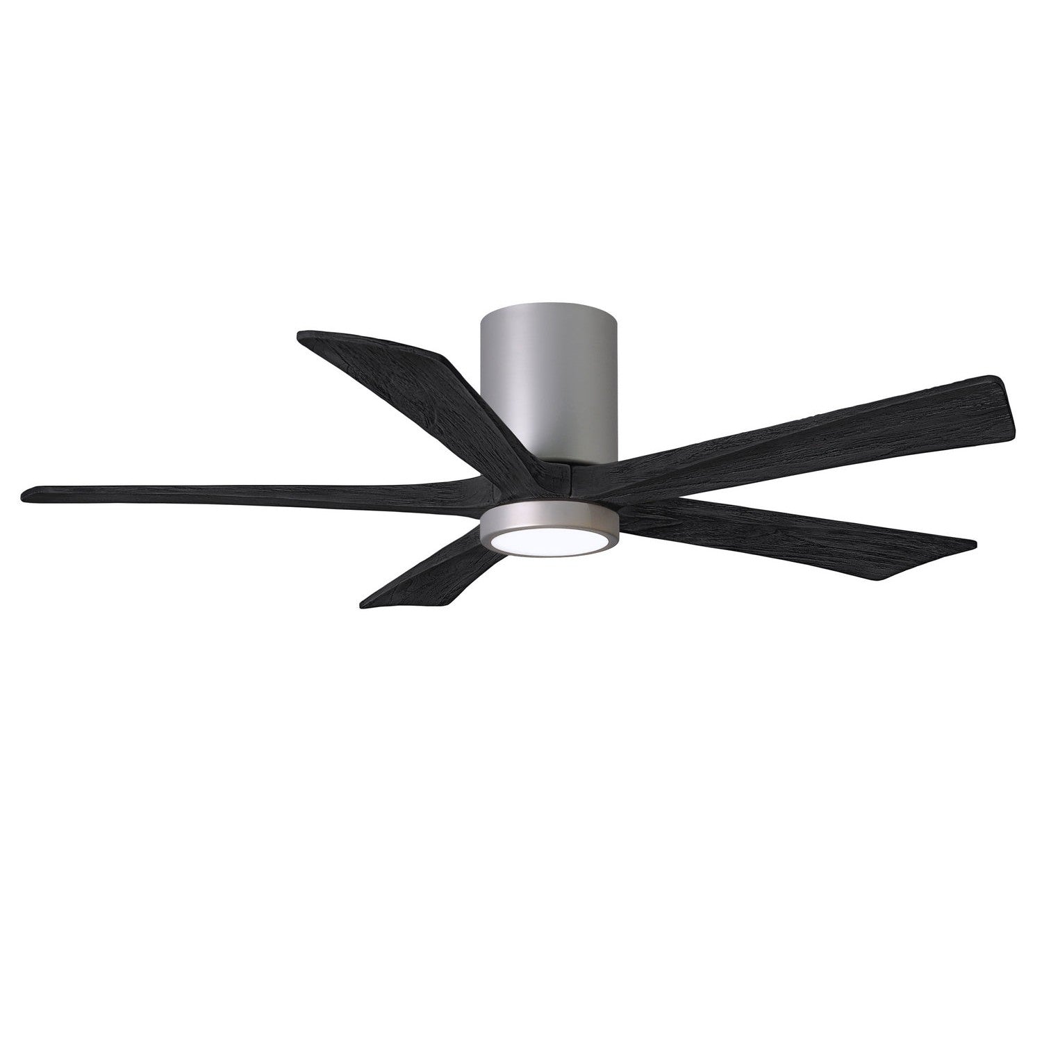 Matthews Fan Company - IR5HLK-BN-BK-52 - 52"Ceiling Fan - Irene-5HLK - Brushed Nickel