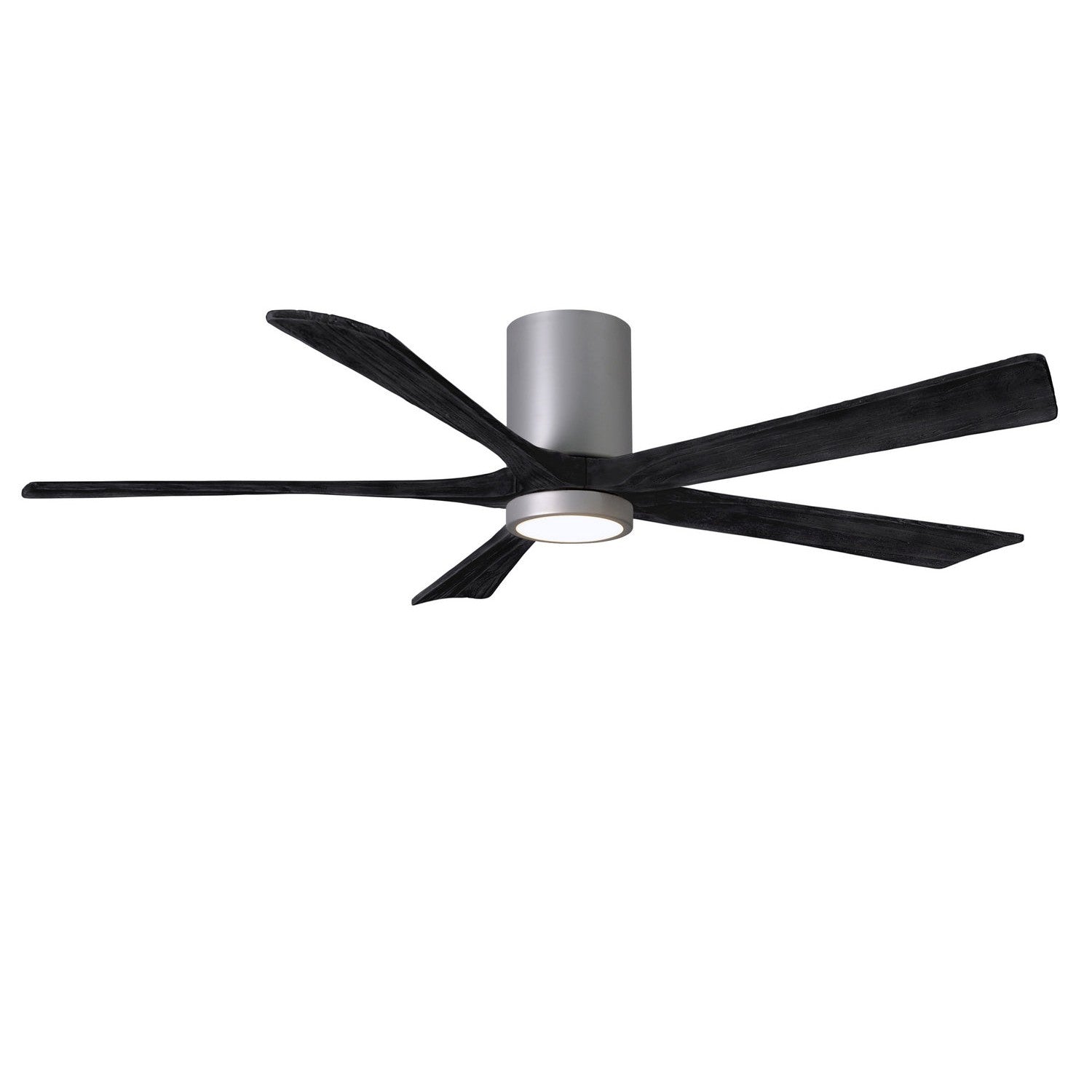 Matthews Fan Company - IR5HLK-BN-BK-60 - 60"Ceiling Fan - Irene-5HLK - Brushed Nickel