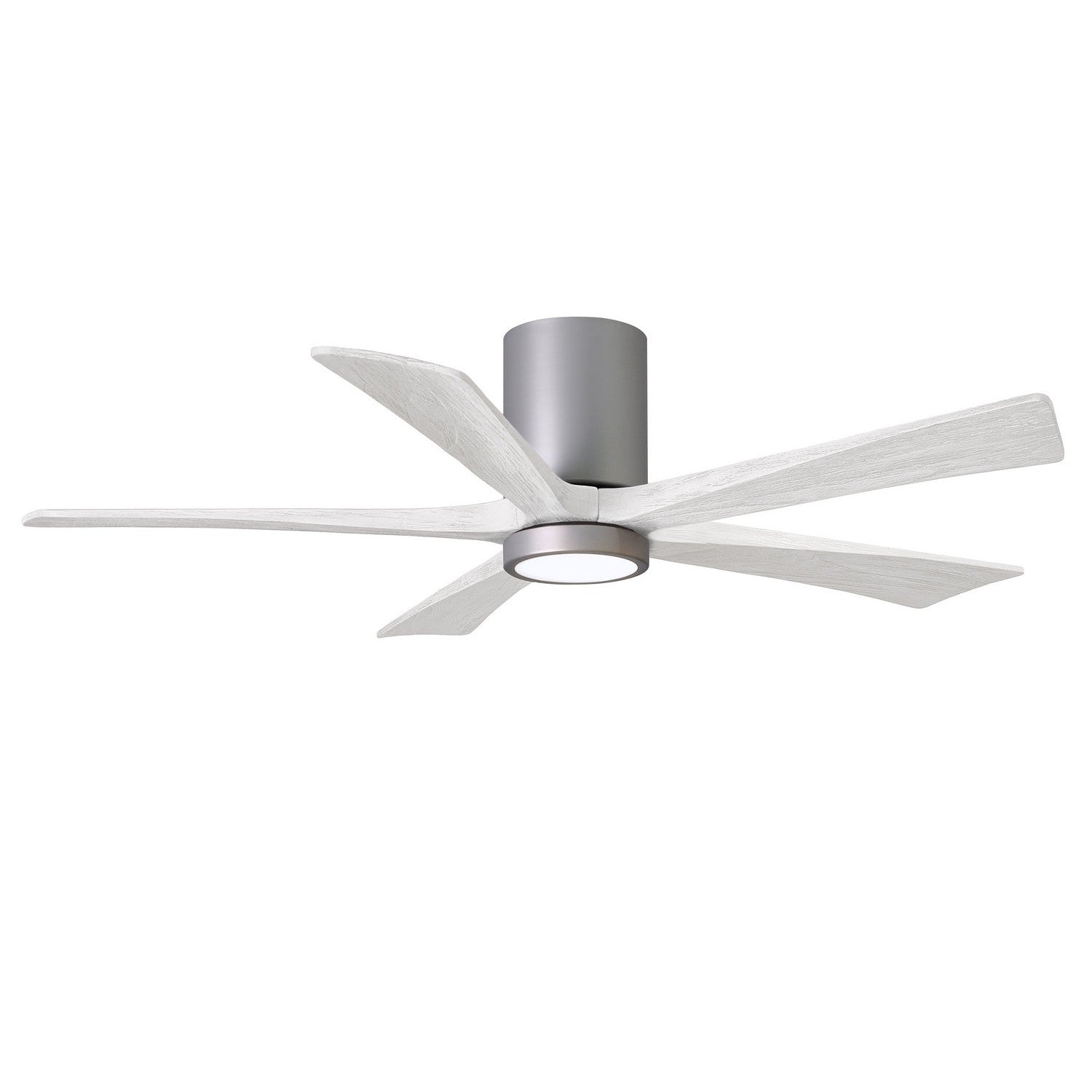 Matthews Fan Company - IR5HLK-BN-MWH-52 - 52"Ceiling Fan - Irene-5HLK - Brushed Nickel