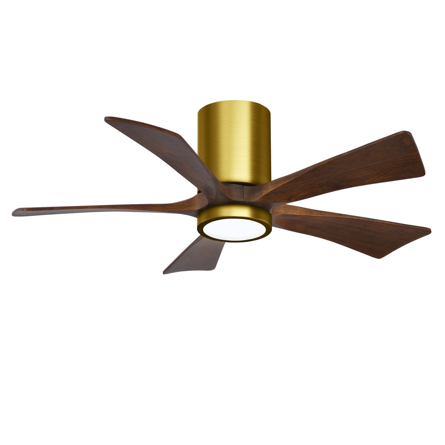 Matthews Fan Company - IR5HLK-BRBR-WA-42 - 42"Ceiling Fan - Irene-5HLK - Brushed Brass