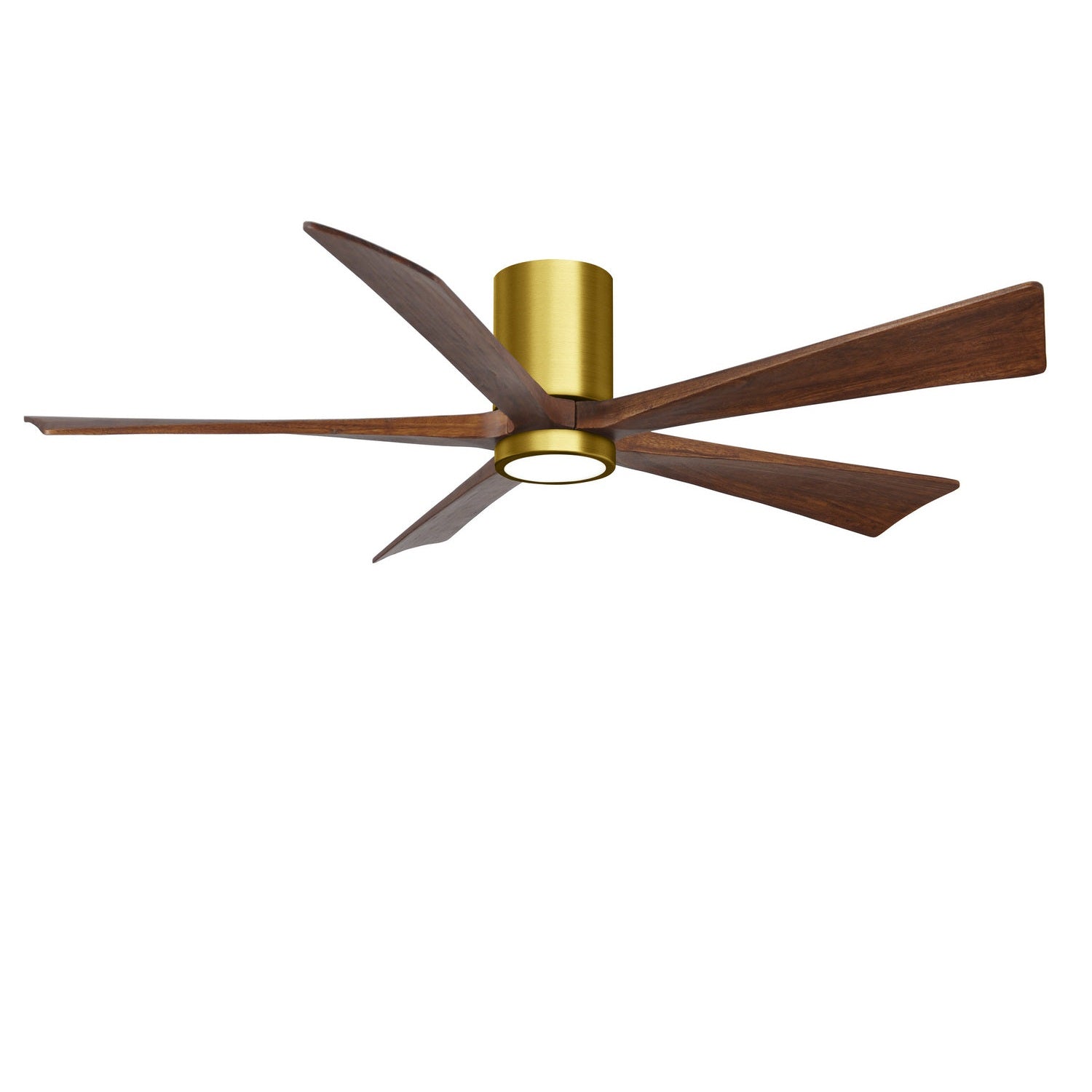 Matthews Fan Company - IR5HLK-BRBR-WA-60 - 60"Ceiling Fan - Irene-5HLK - Brushed Brass