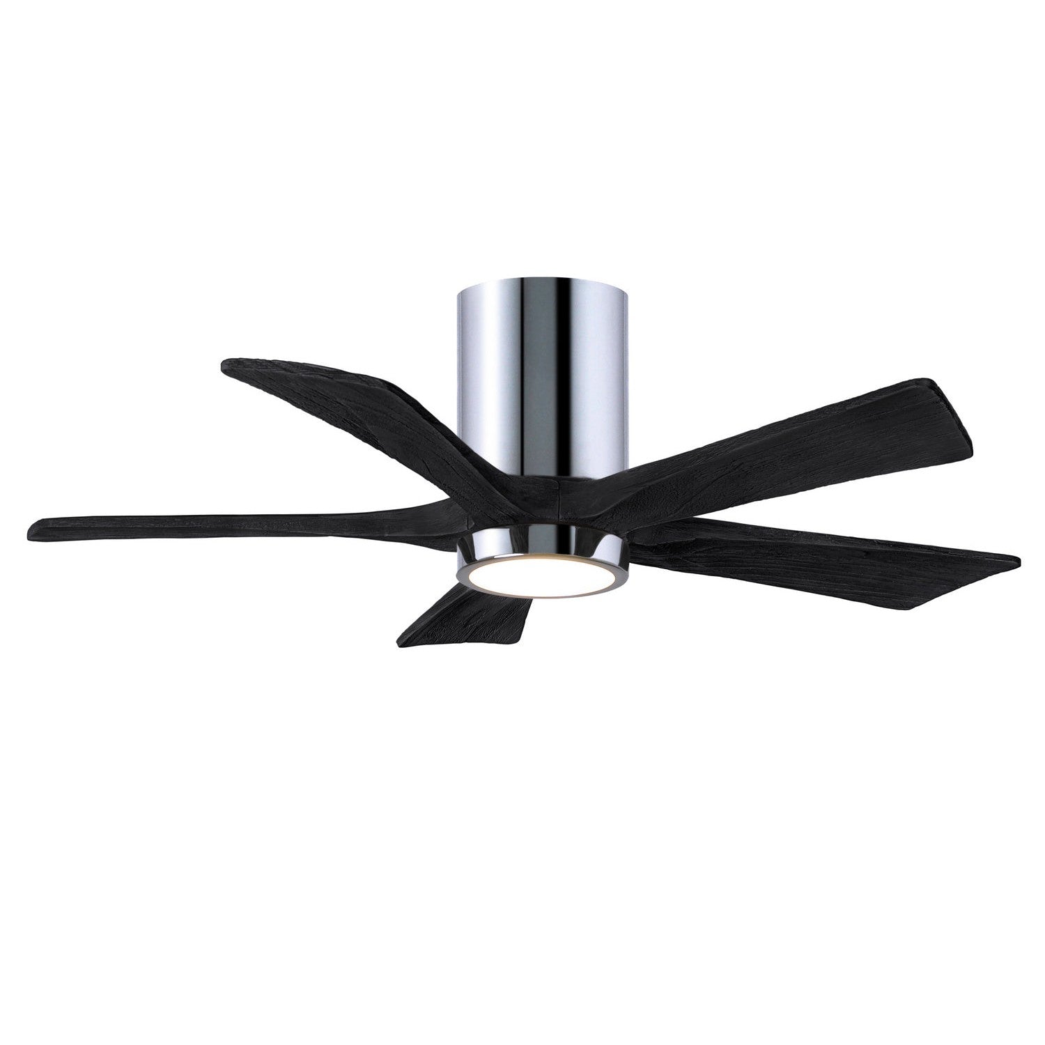 Matthews Fan Company - IR5HLK-CR-BK-42 - 42"Ceiling Fan - Irene-5HLK - Polished Chrome