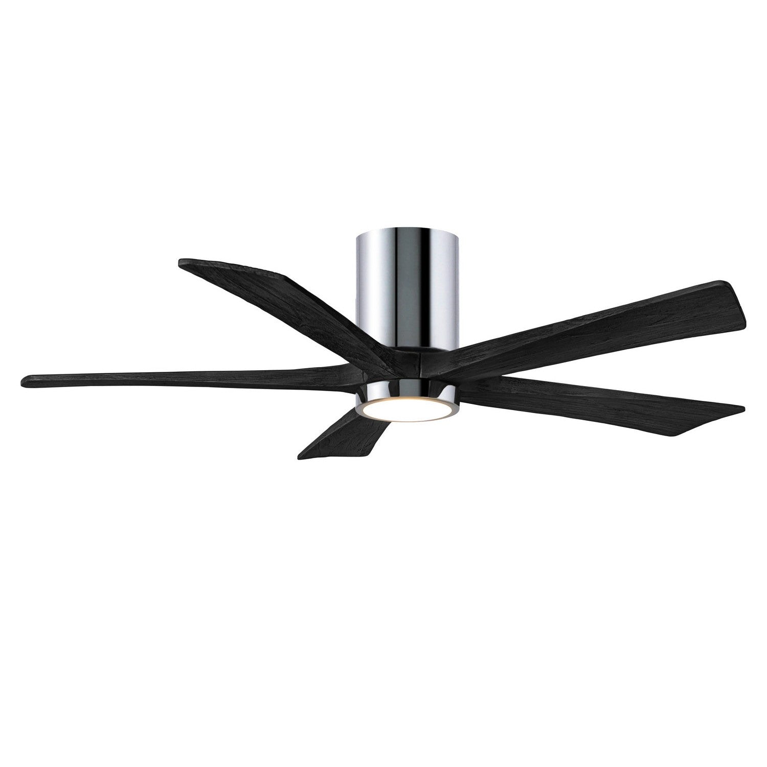 Matthews Fan Company - IR5HLK-CR-BK-52 - 52"Ceiling Fan - Irene-5HLK - Polished Chrome