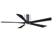 Matthews Fan Company - IR5HLK-CR-BK-60 - 60"Ceiling Fan - Irene-5HLK - Polished Chrome