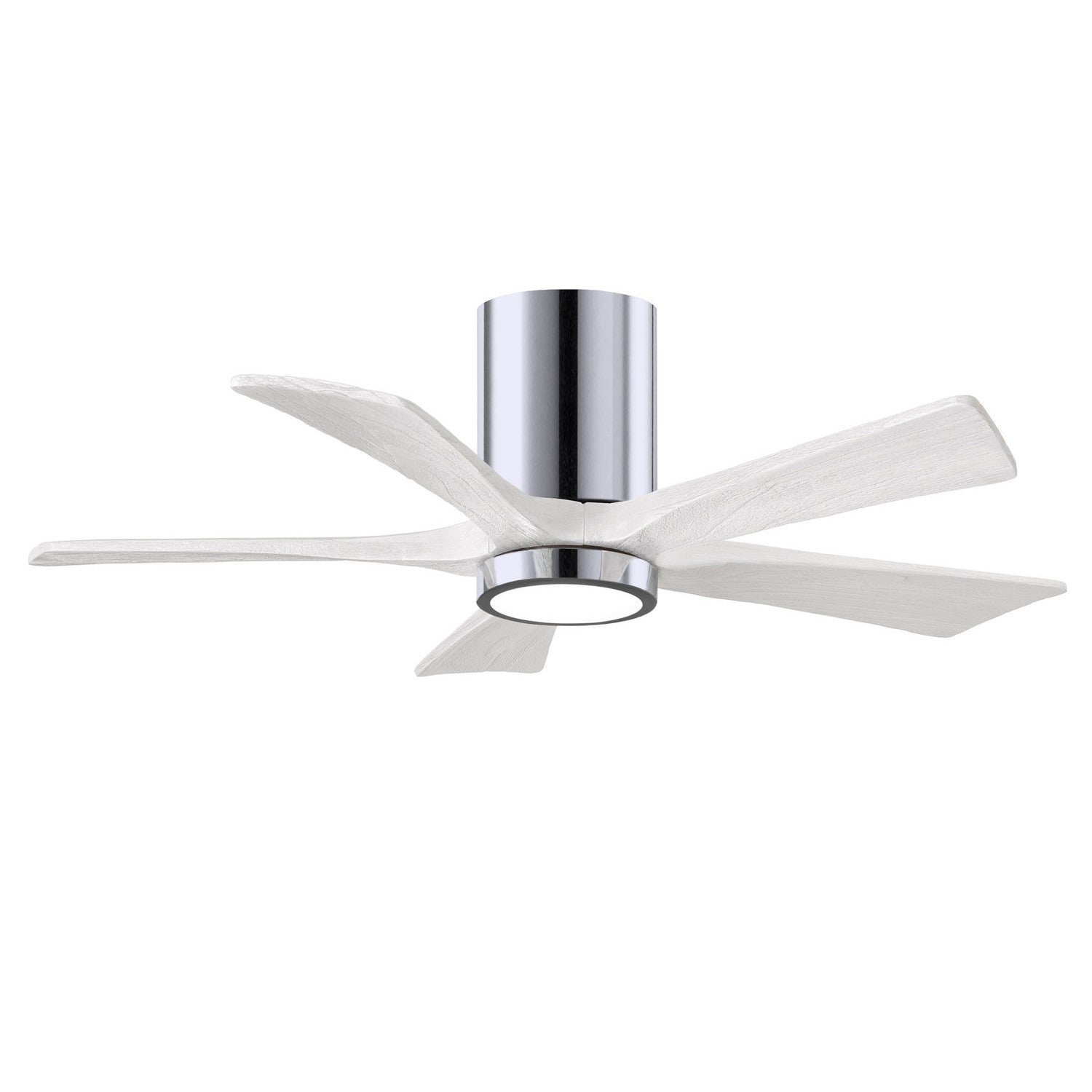 Matthews Fan Company - IR5HLK-CR-MWH-42 - 42"Ceiling Fan - Irene-5HLK - Polished Chrome