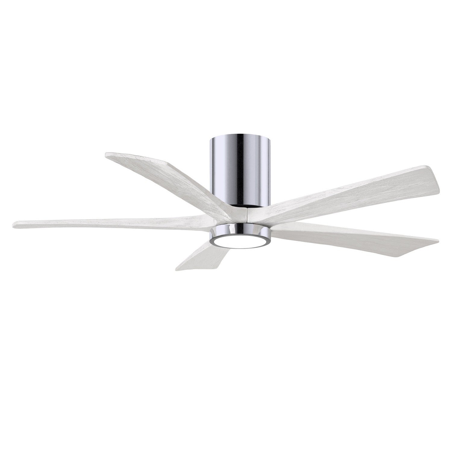 Matthews Fan Company - IR5HLK-CR-MWH-52 - 52"Ceiling Fan - Irene-5HLK - Polished Chrome