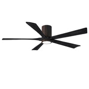 Matthews Fan Company - IR5HLK-TB-BK-60 - 60"Ceiling Fan - Irene-5HLK - Textured Bronze