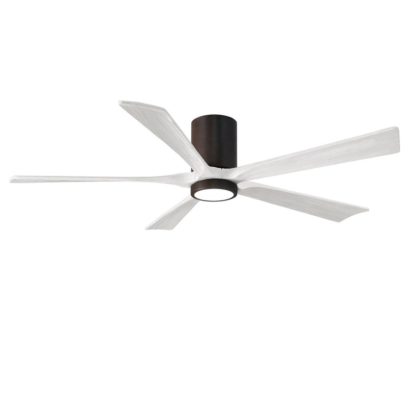 Matthews Fan Company - IR5HLK-TB-MWH-60 - 60"Ceiling Fan - Irene-5HLK - Textured Bronze